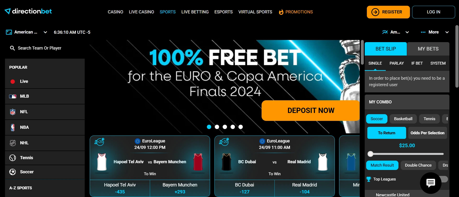 Directionbet casino site