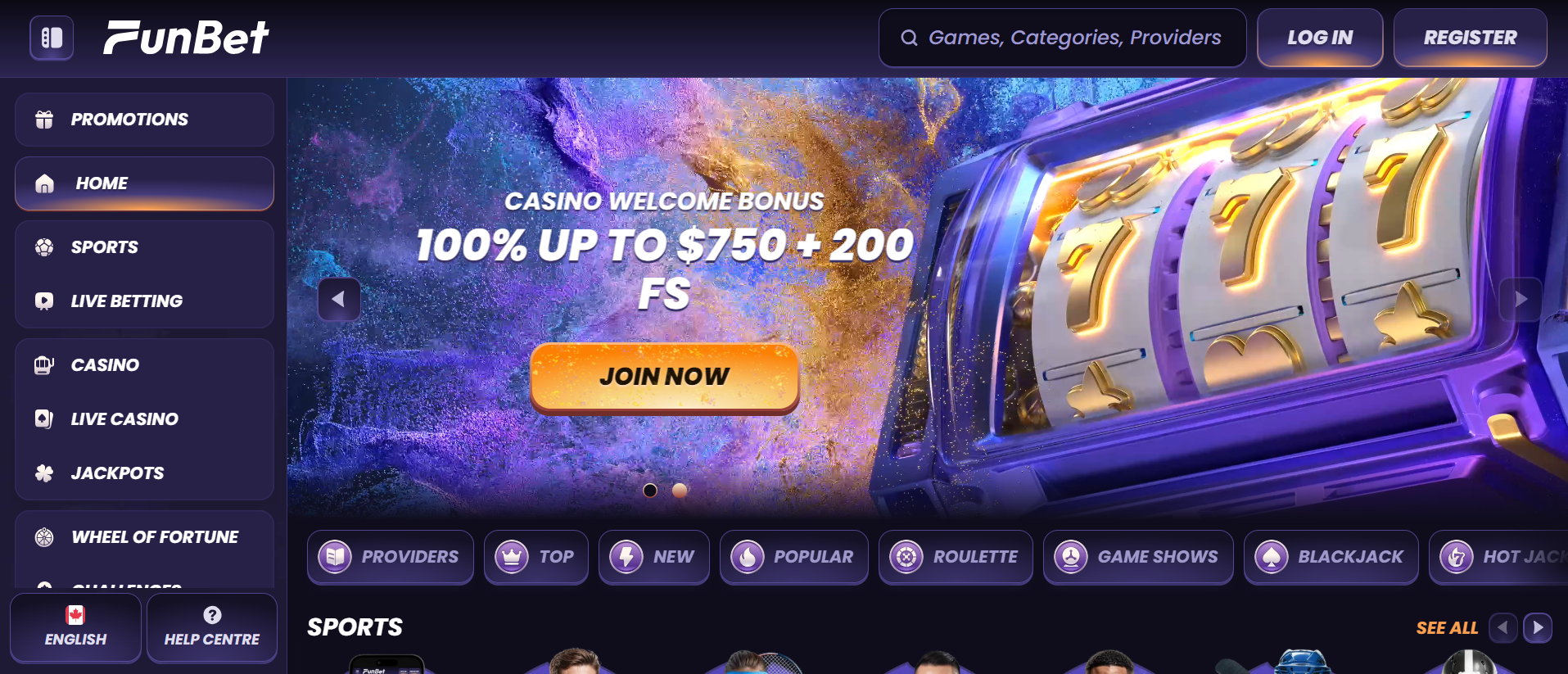 FunBet casino site